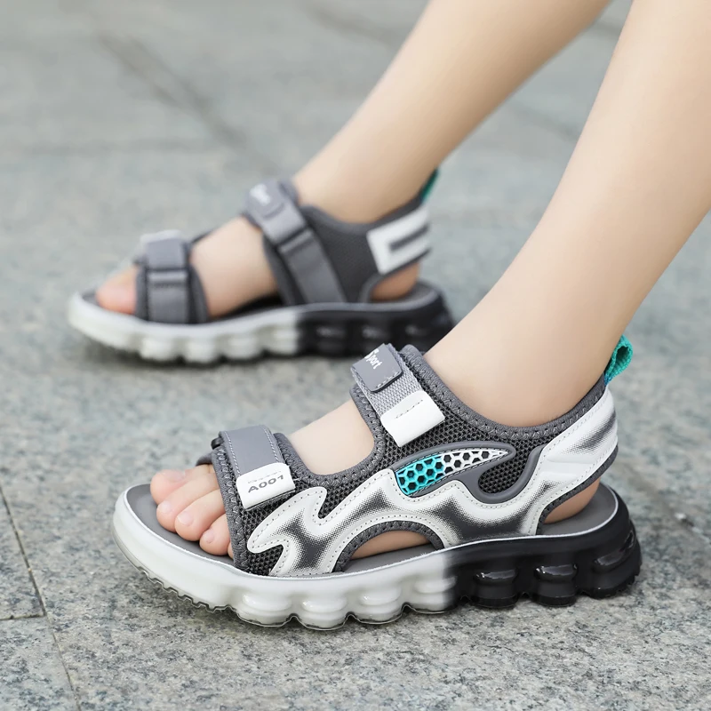 

Household Indoor Children Casual Sandals Summer Breathable Soft Sole Relaxed Fit Kids Daily Rest Playing Footwear