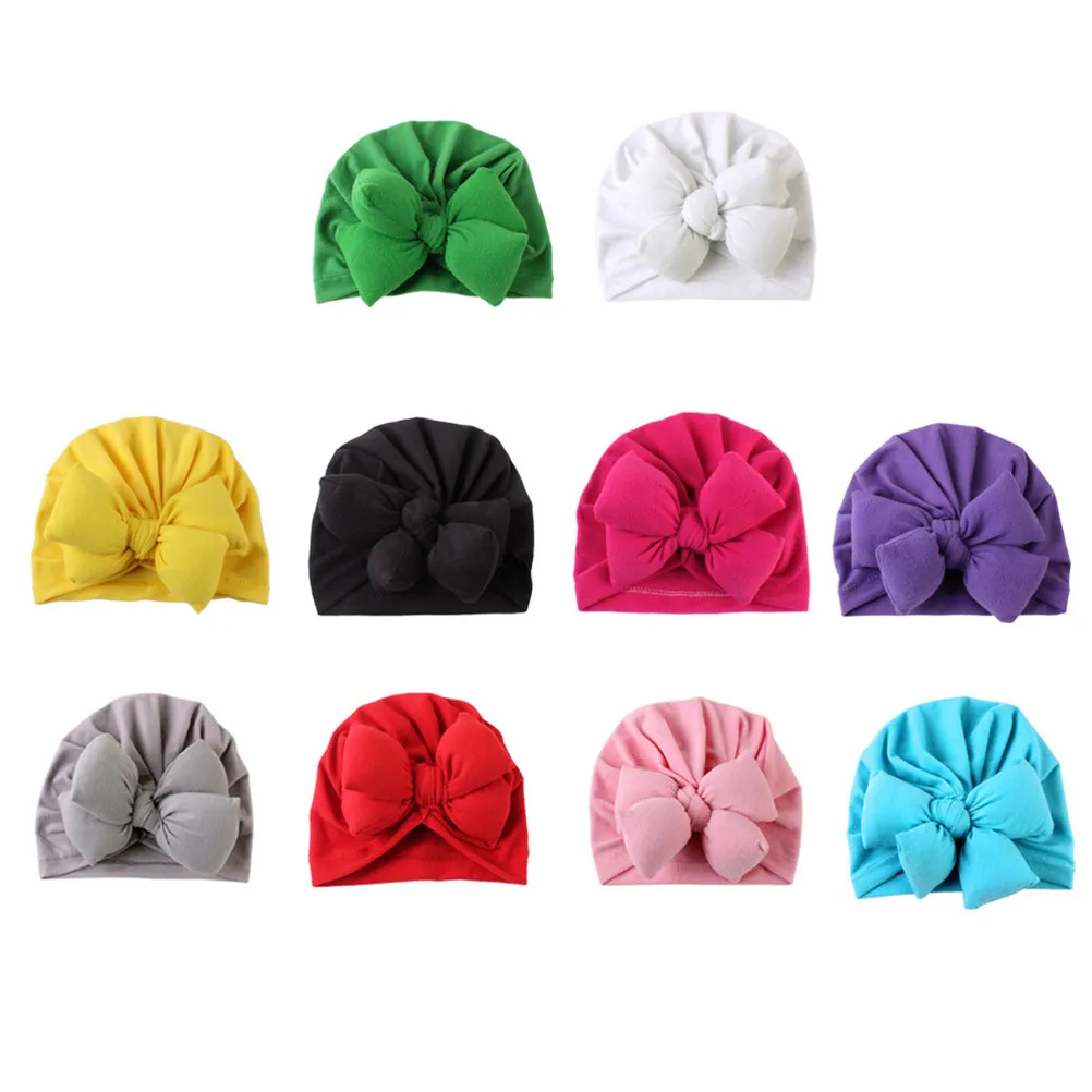 

Новая красная шапочка с бантом для новорожденных, изысканная, из хлопка и полиэстера, удобная, для фотосессий, повседневная, головной убор для малышей