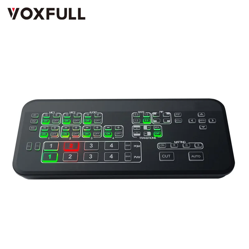 

Voxfull HD420 Karaoke DJ Audio Mixer Digital Mixing Console Reverb Effects Equalizer Sound System