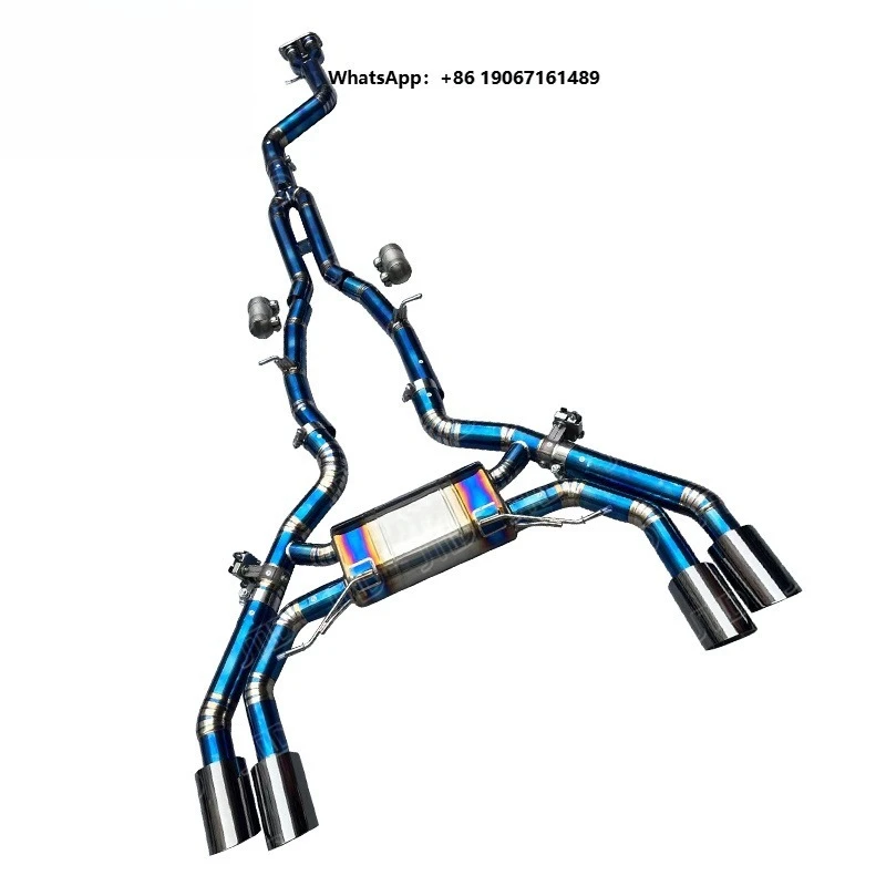 Burned Blue Titanium Alloy Valved Exhaust System Kit forF97/F98 X3M X4M Competition 3.0T 2019+ F002