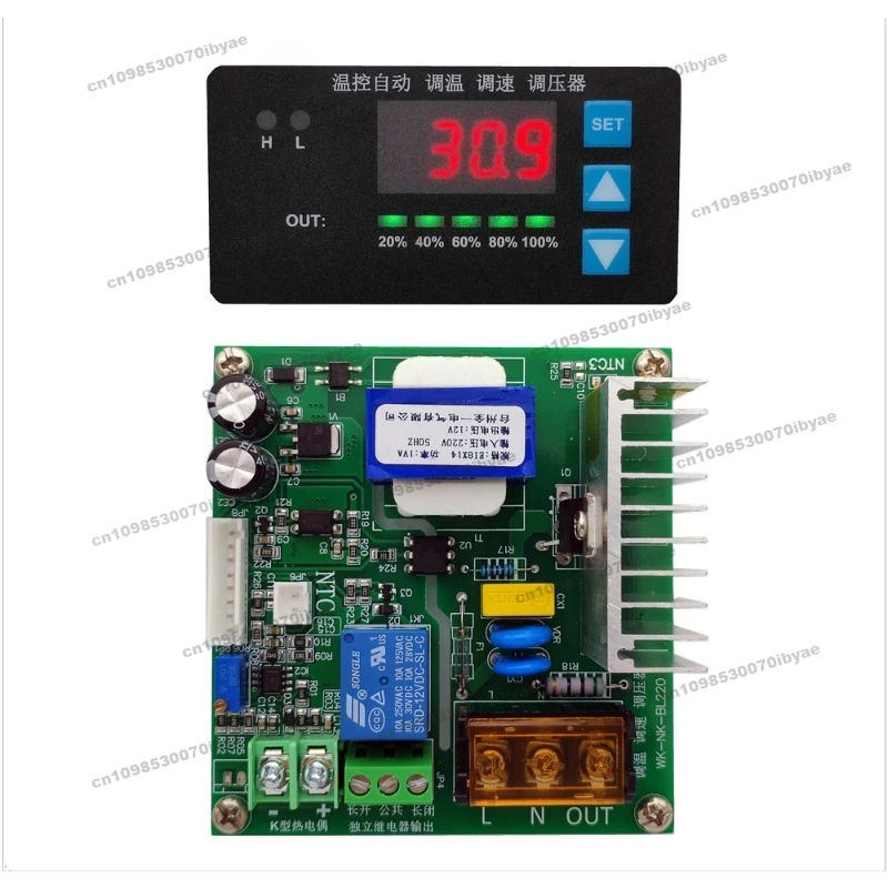 

Для 220 В переменного тока, автоматический регулятор температуры вентилятора, регулятор напряжения, SCR, двигатель кондиционера, двойной зонд, версия, термостат