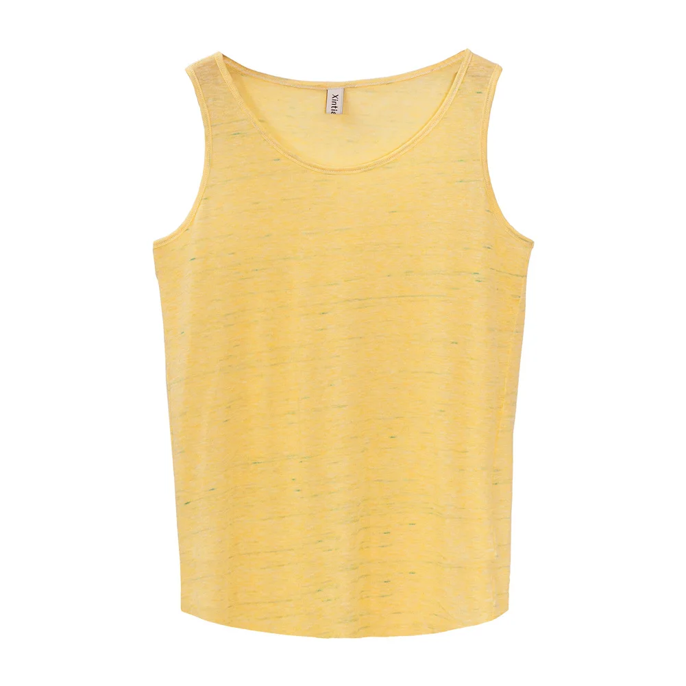 S-3XL 100% Baumwolle Damen Tank Top Sommer Lässig Locker Ärmellos Bunt Weich Dünn Bequem Weste Top Harajuku Top Damen – Detail 40