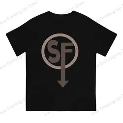 Sally Face 100% Cotton Printed Men T-Shirt Sanitys Falls Short sleeve Tshirts Harajuku Tee Funny Tops