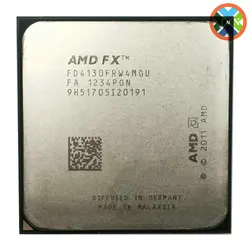 Procesador de CPU AMD fx-series FX-4130 FX 4130 3,8 GHz Quad-Core, FD4130FRW4MGU Socket AM3 +