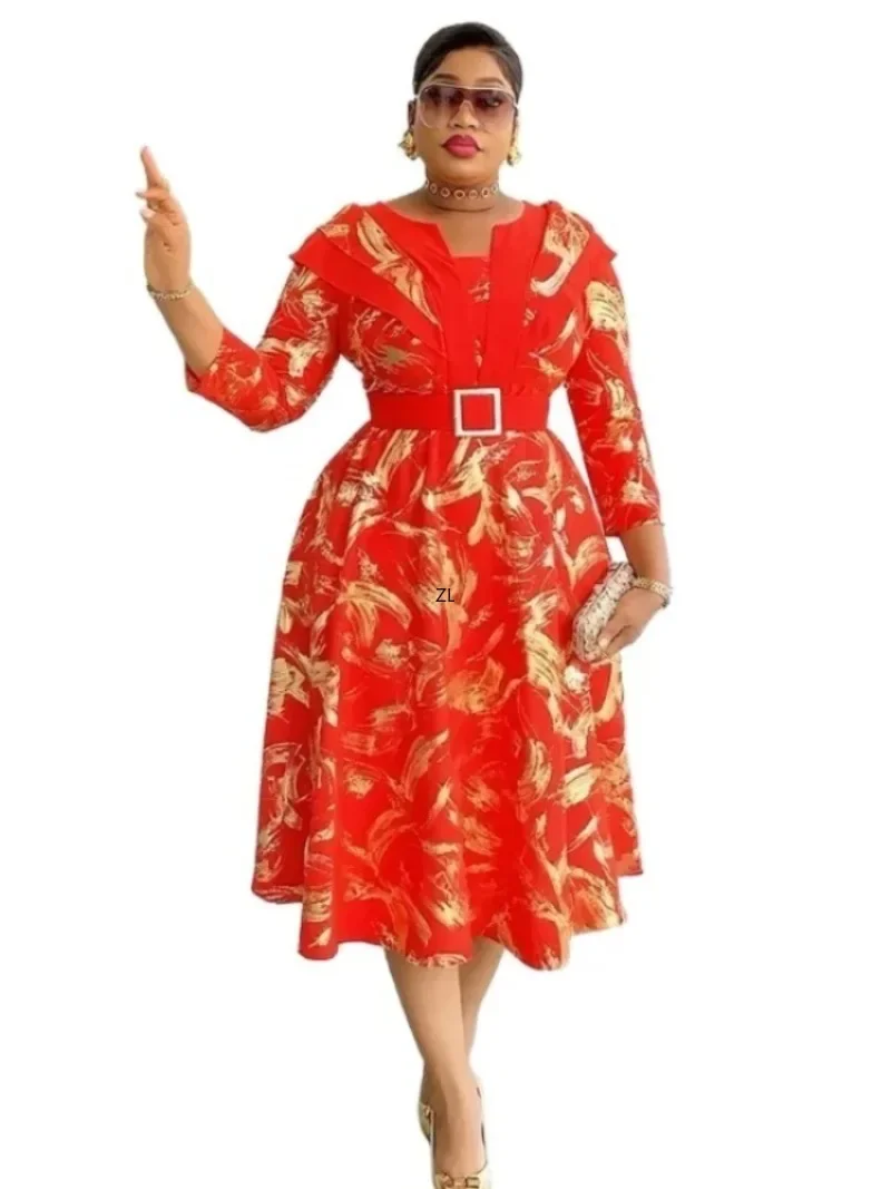 

African Women's Casual Clothes Birthday Turkey Summer Dress Luxury Party Wedding Vintage Dress