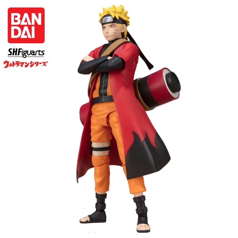 In Stock Bandai S H Figuarts Original Naruto Uzumaki Naruto Model Doll Brand New Boxed Action Figure Anime Merchandise Figurine
