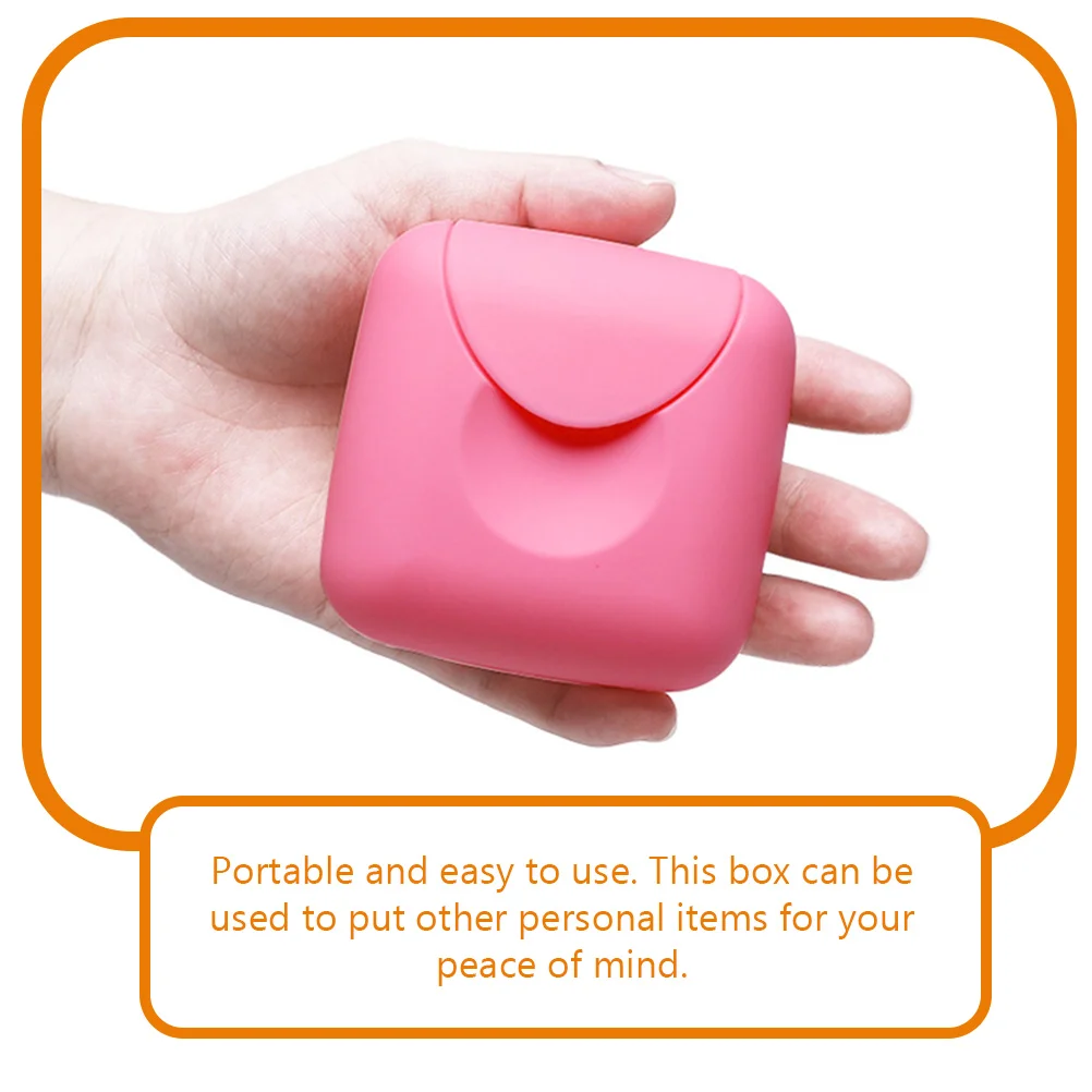 

2 шт. органайзер для менструальной чаши портативный пластиковый чехол для хранения легкий держатель для менструальной чашки дорожная коробка чехол для тампонов