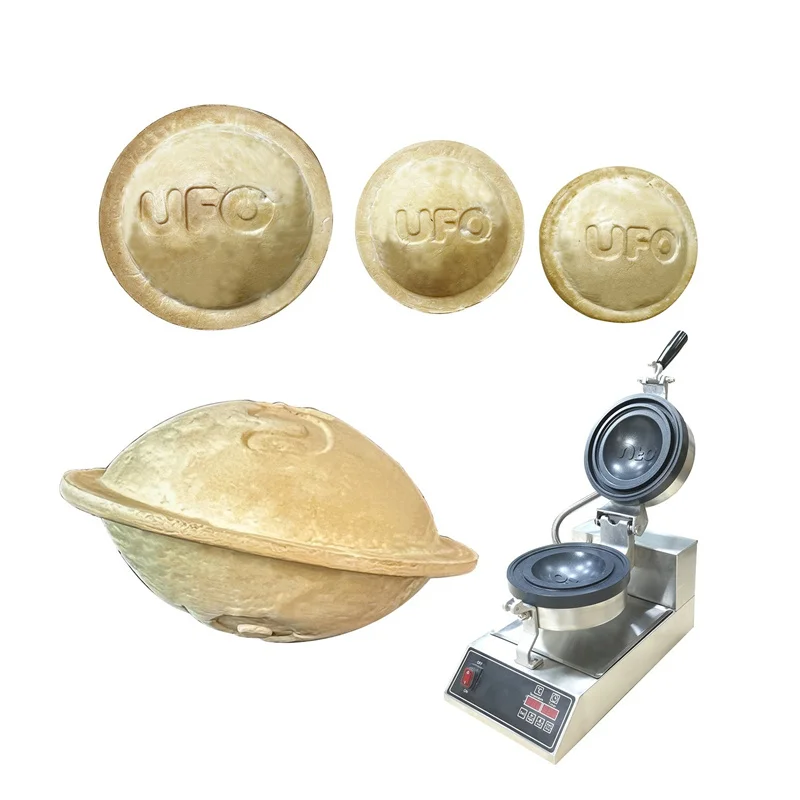 

Commercial Electric Ice Cream Burger Toaster With UFO Lettering Oversized 16cm
