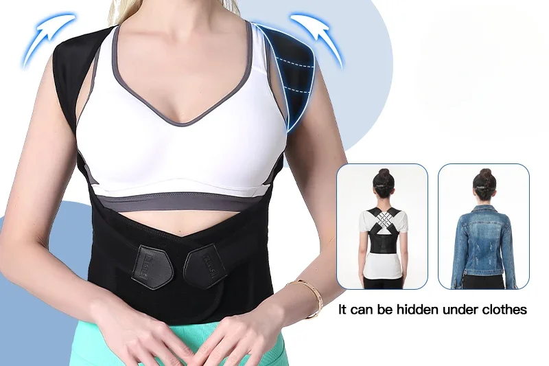 posture corrector support belt in back support popular ajustable  for men and women wholesale back brace