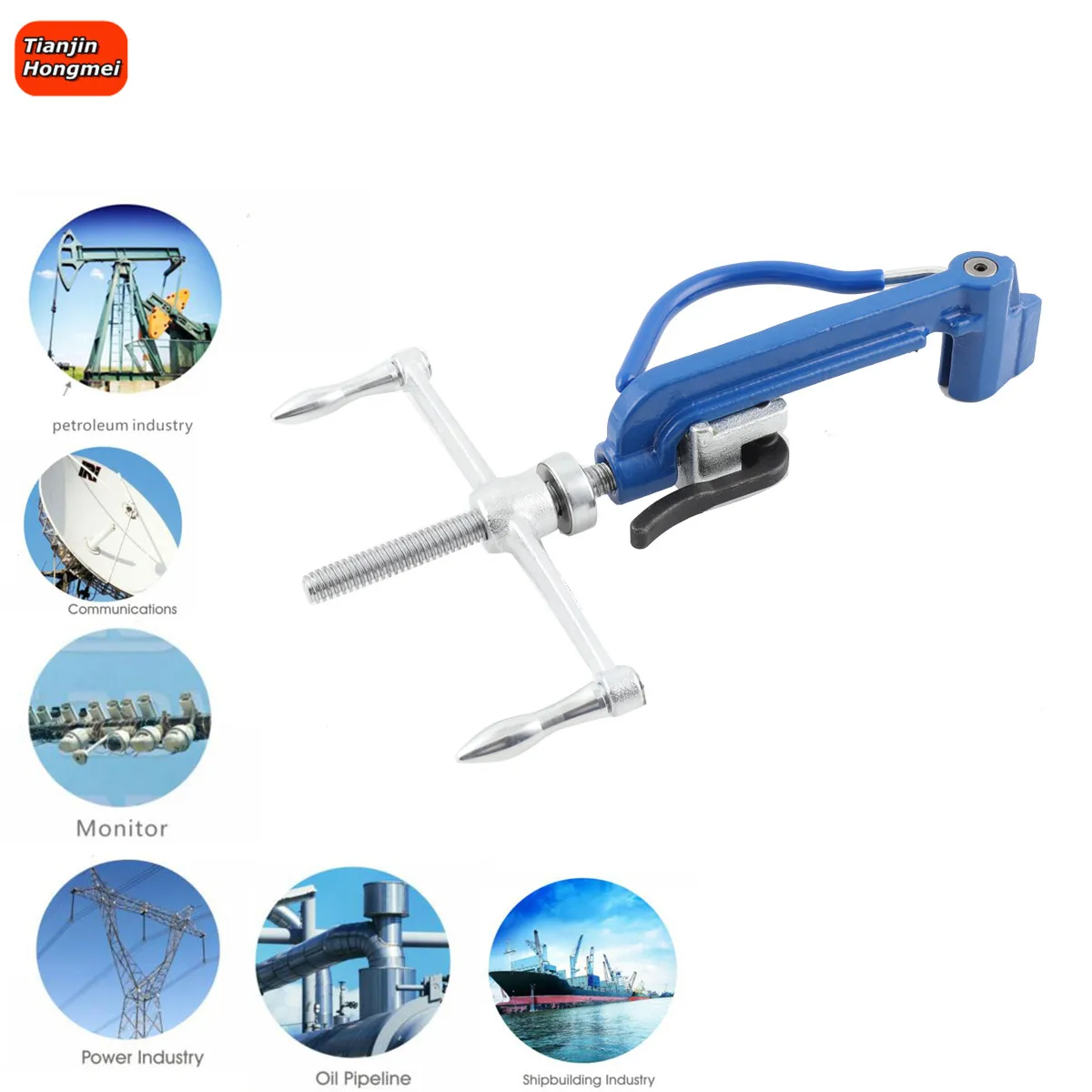 

Stainless Steel Strapping Banding Tool Spin Banding Tight Plier Metal Heavy Duty Bander Banding Tool Tensionining Cutting Tool