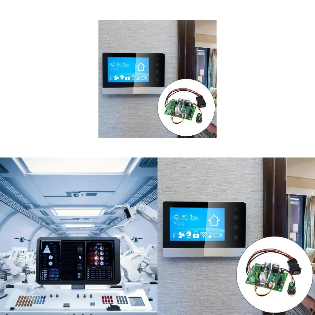 

DC10-30V Motor Speed Regulator 120W PWM Speed Controller 10V 12V 24V 30V Motor Reversible