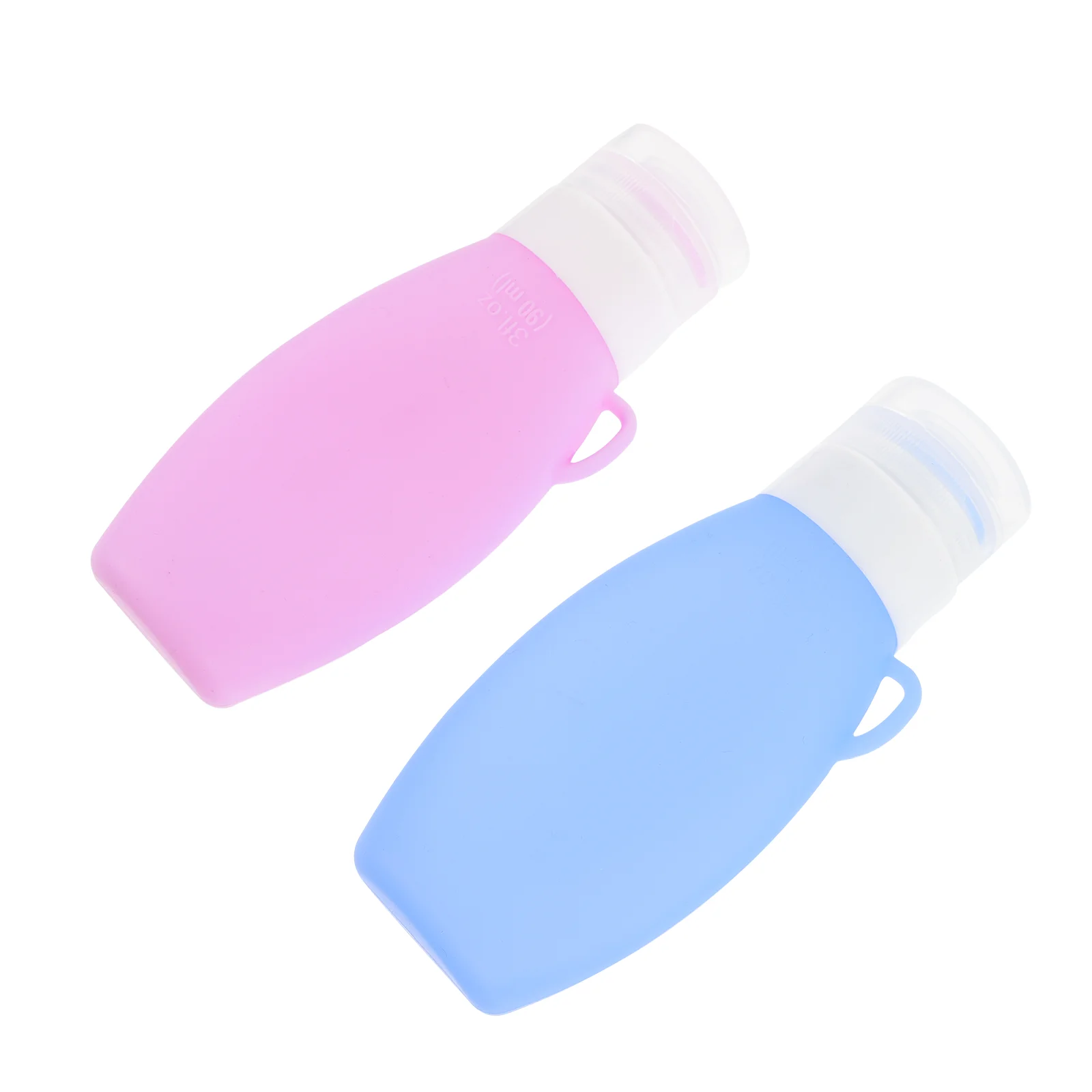 

90 Ml Bottle Set Travel Shampoo Containers Small Bottles Dispensing Squeeze Lotion Dispenser Silica Gel