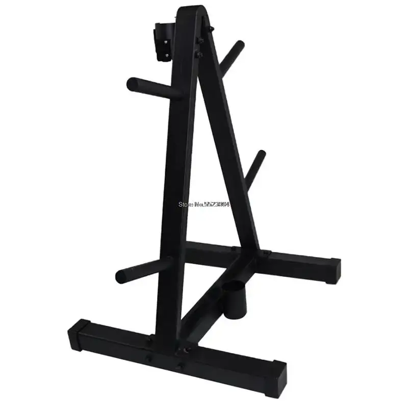 Home Floor-standing Barbell Rack Fitness Barbell Rack Barbell Plate Frame Rack Standard Counterweight Plate Rack Storage Rack