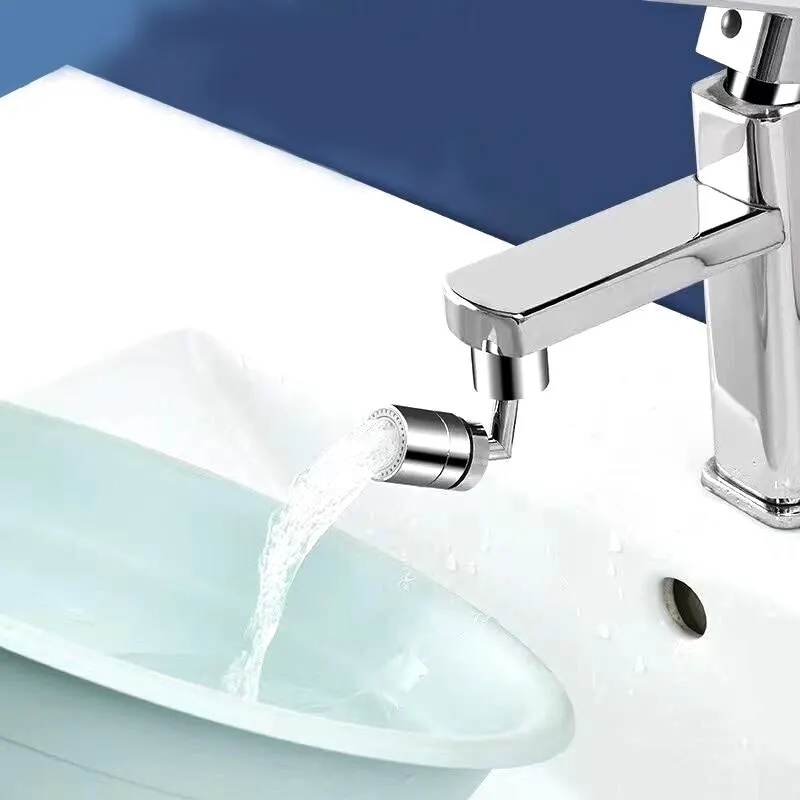 2 Modes 720 Degrees Rotatable Faucet Filter Extender Bathroom Bathroom Wash Face Mouth Gargle Tool Frother