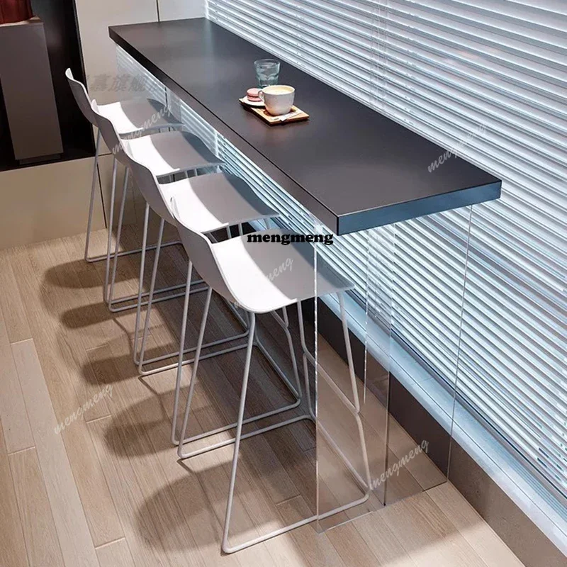 E182 Restaurant Kitchen Bar Table Dining Side Counter Kayak Bar Table Party Reception Coffee Restaurant Furniture Tavolo Dj