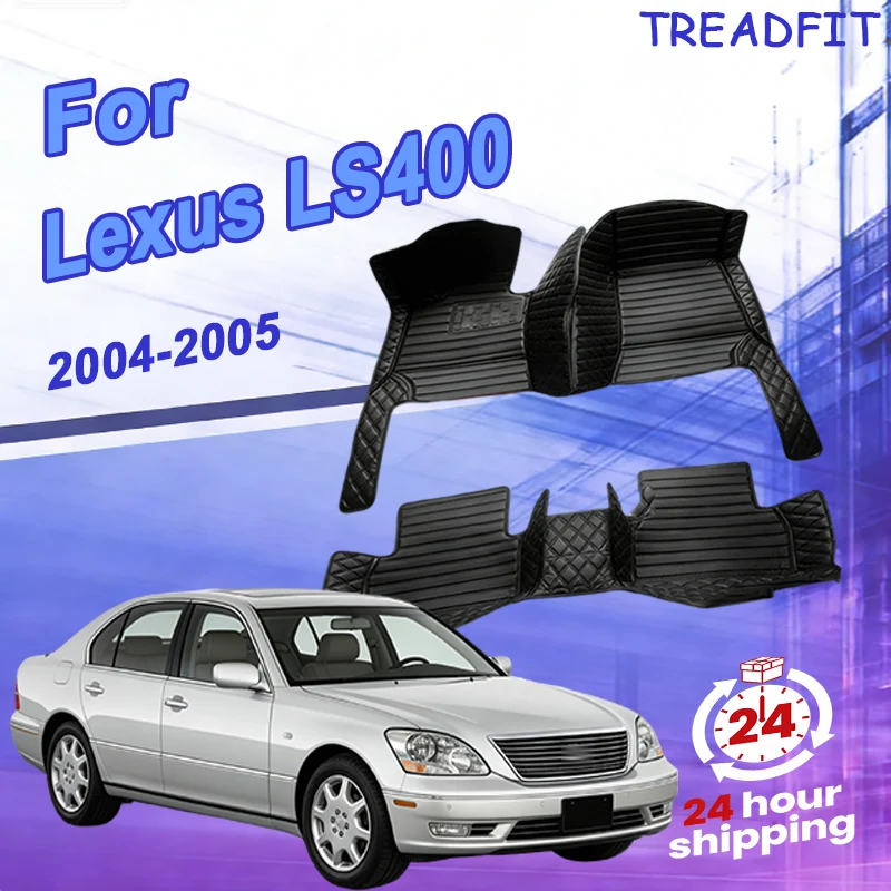 

Автомобильные коврики на заказ для Lexus LS400 LS430 LS460 2004-2005 лет, искусственная кожа, интерьер, 100% подходит для деталей, автомобильные аксессуары