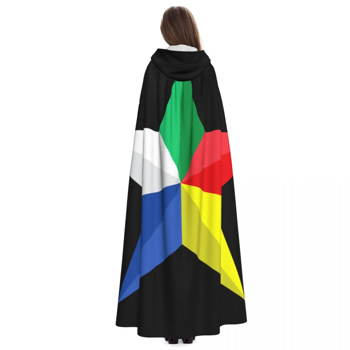 Flag Of Druze Women's Tassel  Cloak Fashion Cloak