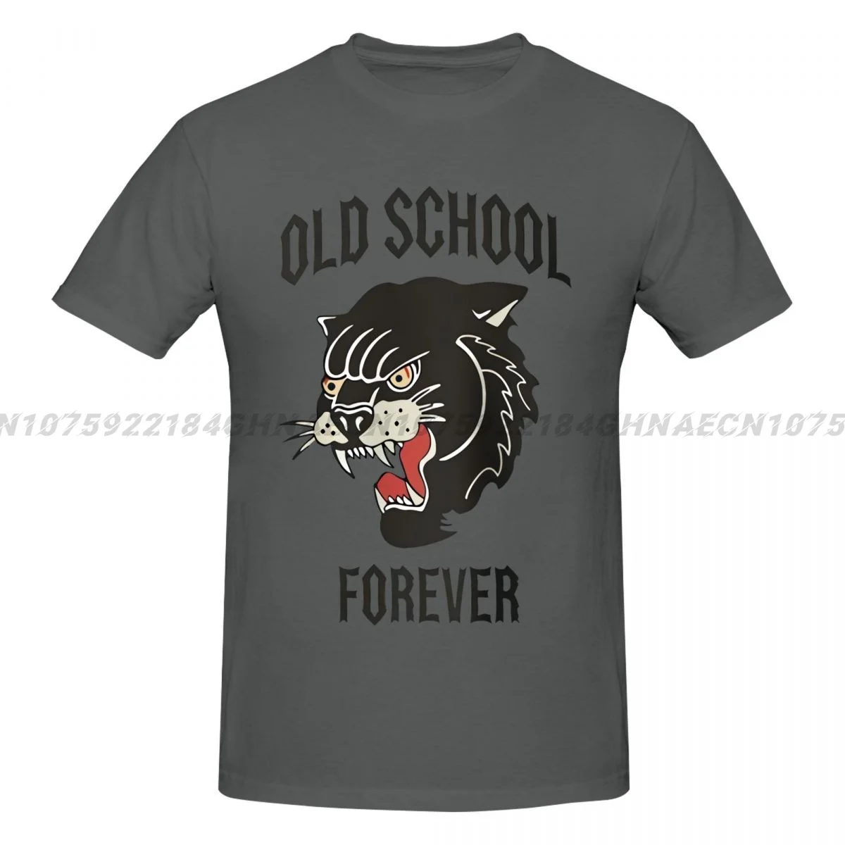 Classic Old School Forever T Shirt Men's Oversize T-shirt Fashion Casual Short Sleeve T-shirt Vintage Cotton T-shirts