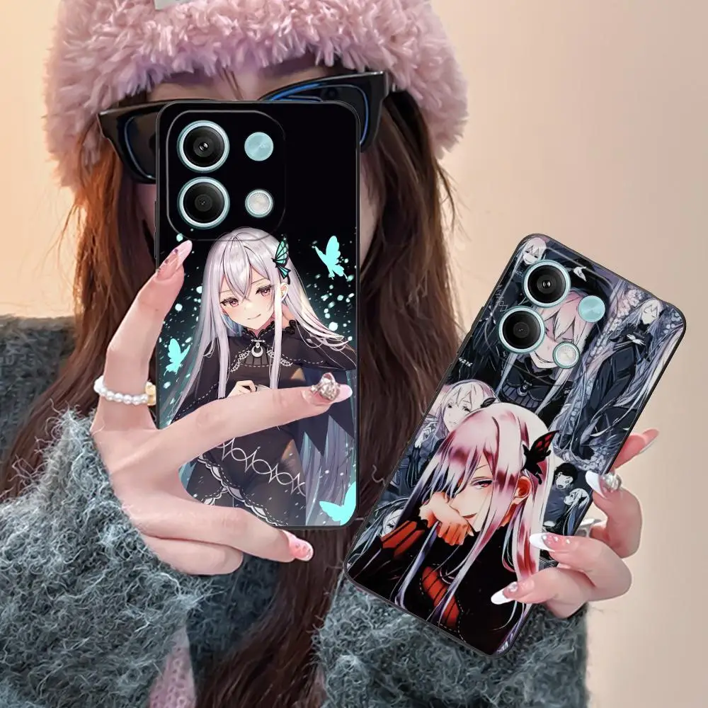 حافظة هاتف محمول ReZero Echidna لهاتف POCO M7 M6 M5 M4 M3 X7 X6 X5 X4 X3 Pro GT 5G غطاء طباعة ملون للهواتف المحمولة فاخرة جدًا #4