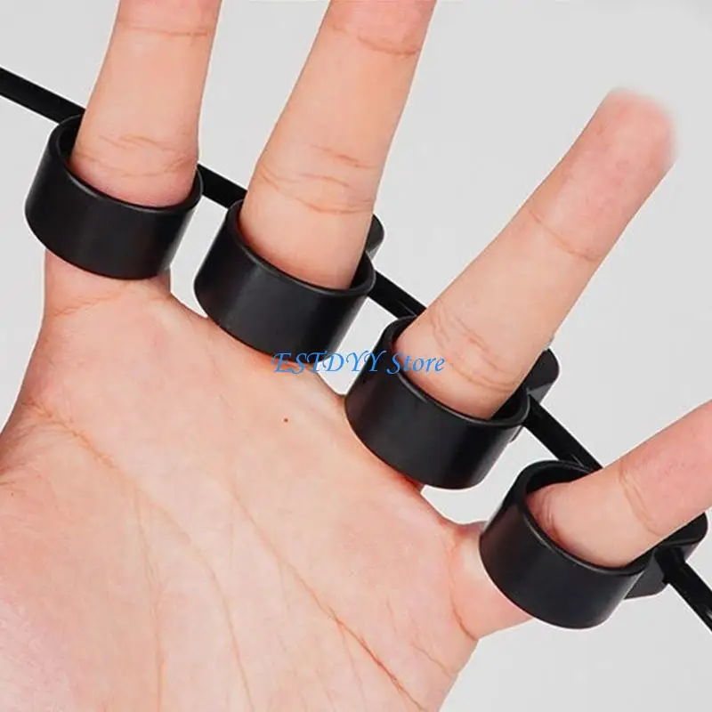 

G6DE Adjustable Finger Expander Resistance Training Bands for Guitar Piano Finger Speed Systems Hand Exerciser Strengthener