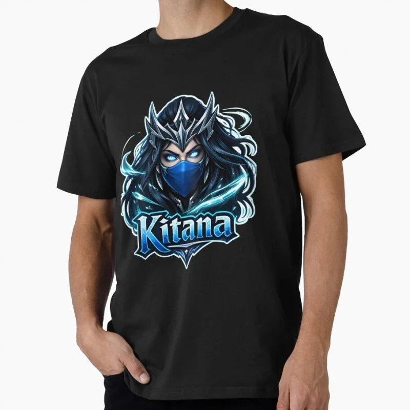 Kitana 0501 Retro Video Game 90's Mortal Kombat MK Gift for gamer 100% cotton Short Sleeve Graphic T-Shirt All size tee S-6XL