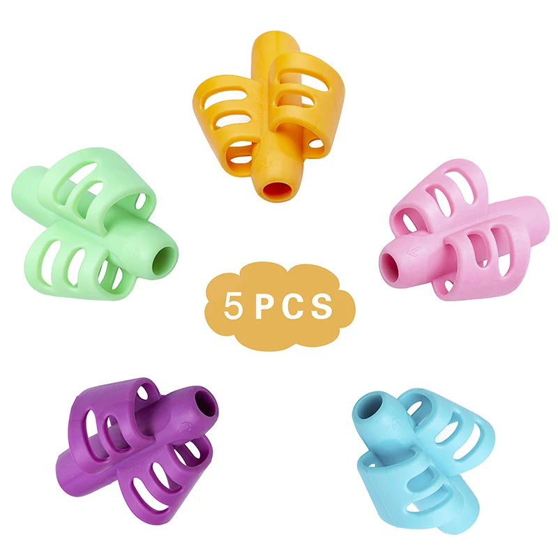 5Pcs Children's Posture Pen Corrector Beginners Pen Holding Posture Corrector Pen Holding Device