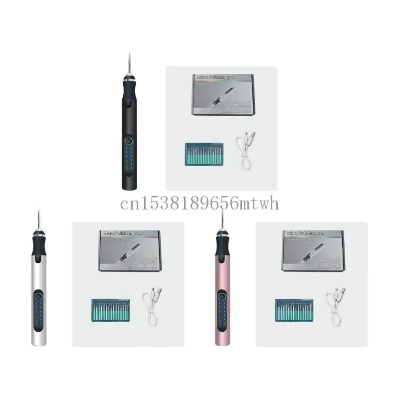 

3 Speed Electric Mini Drill Pen Electric Hand Drill for Wood Resin Plastic Keychain Pendant Earring Jewelry Making B03D