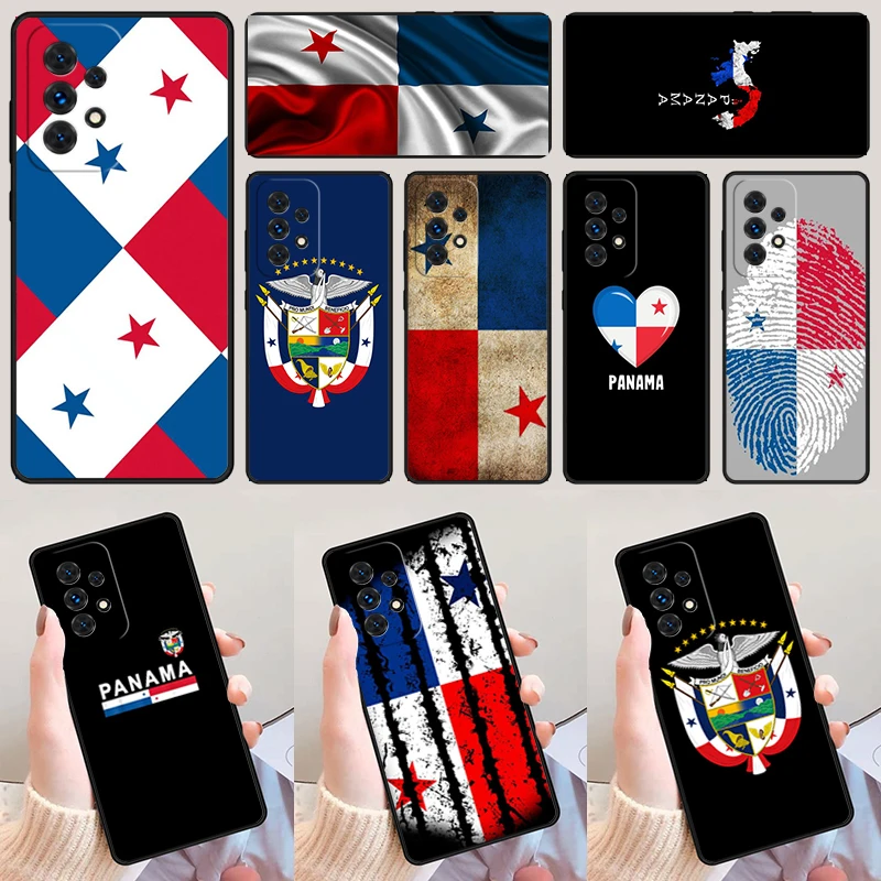 Panama Flag phone case For Samsung Galaxy A42 A31 A40 A51 A71 A32 A80 A91 A52 A72 A73 A20e A21S A50 A70 A11 A12 Cover