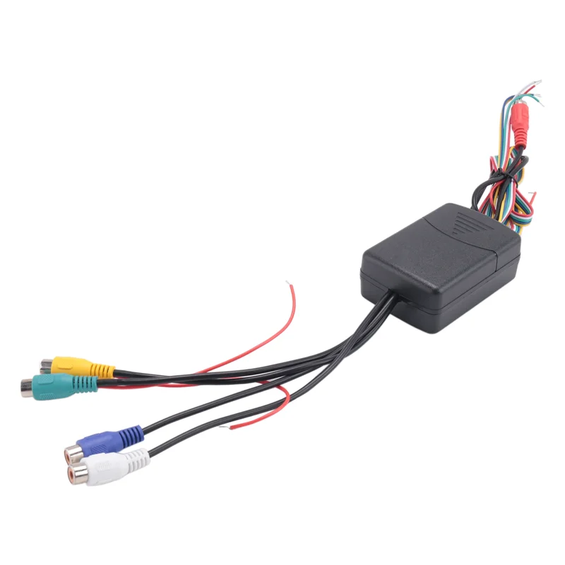 ABLL-4 カメラで 1 ビデオ制御画像コンバイナチャンネルコンバータボックスアクセサリー車の運転システムフロントリア左右