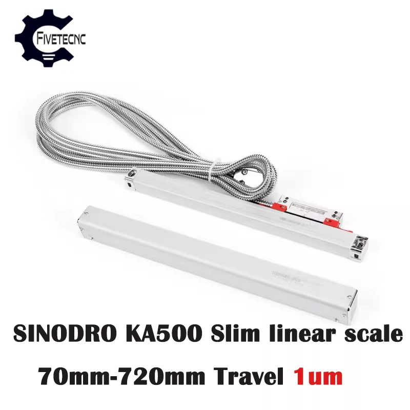 Arrow SINO KA500 70 120 170 220 270 320 370 420mm Linear Scale 1microm 0.001mm Slim Linear Encoder Grating Glass Scale Ruler