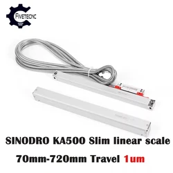 Arrow SINO KA500 70 120 170 220 270 320 370 420mm Linear Scale 1microm 0.001mm Slim Linear Encoder Grating Glass Scale Ruler