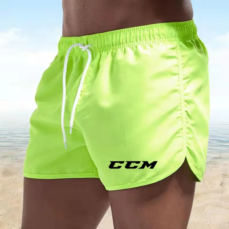 CCM-Quick Dry Pants for Men, Beach Shorts, Drawstring Boxing Shorts, Football Training Shorts, Training Shorts