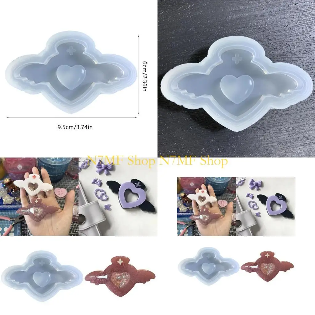 

N7MF Angel Wing Shaker Shaker плесень, силиконовая плесень плесени плесени плесени