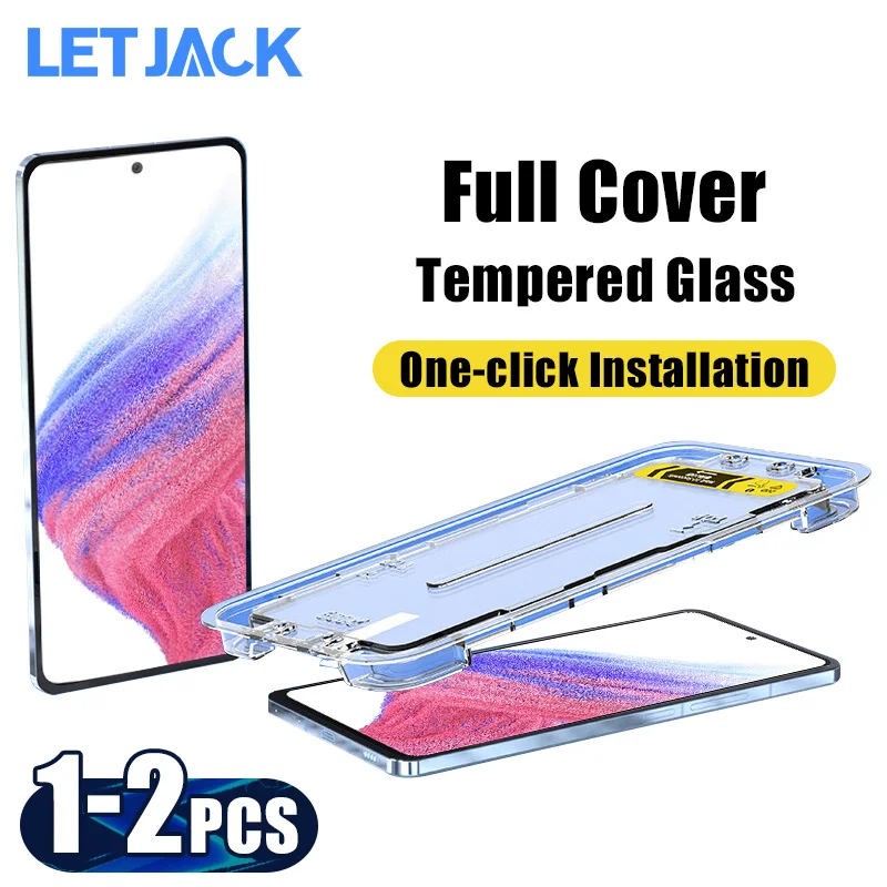 

One-click Installation Screen Protector For Samsung Galaxy A53 A52S A52 A51 A50 A73 A72 A71 A33 A23 A13 A32 A22 S20 S23 FE Glass