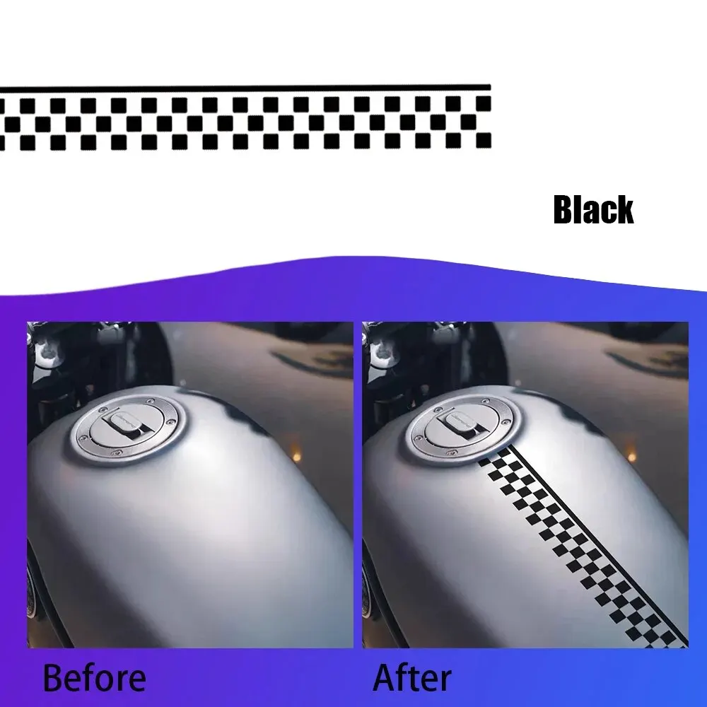 50cm Motorcycle Stickers Car Tank Fairing Cowl Stripes PVC DIY Fuel Tank Sticker Waterproof for Racing Motorcycle Accessorie