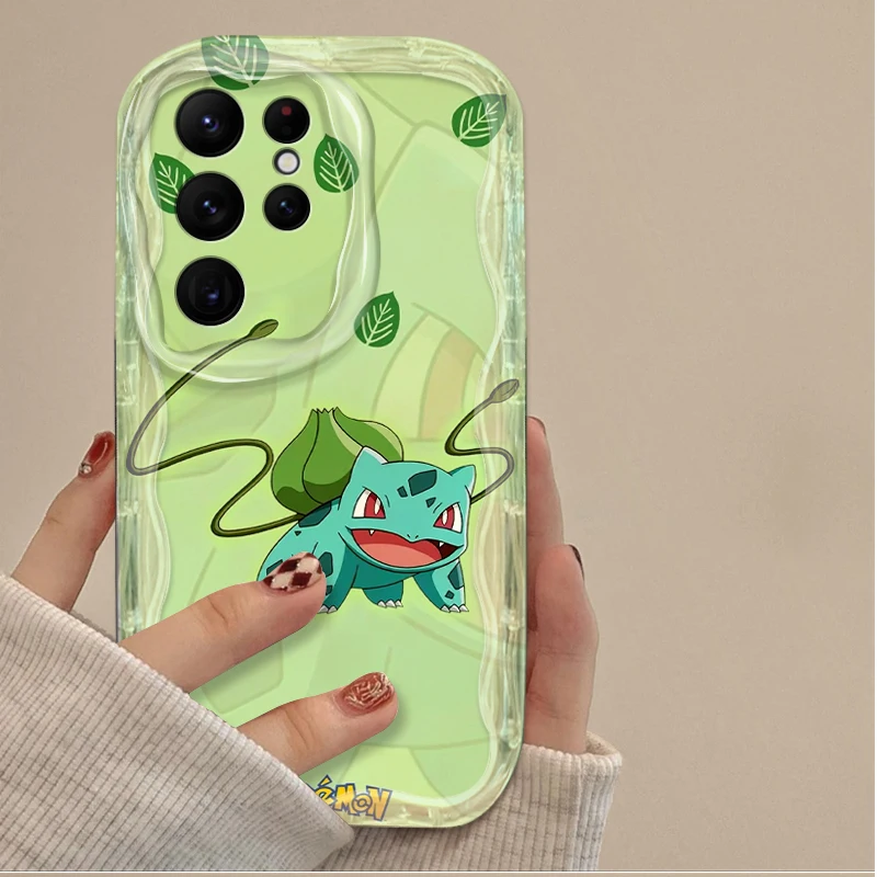 Cartoon P-Pokemon Case For Samsung Galaxy S24 Ultra S23 S22 Plus S21 S20 FE A25 A55 A35 A15 A16 A05 A05S A06 TPU Silicone Etui