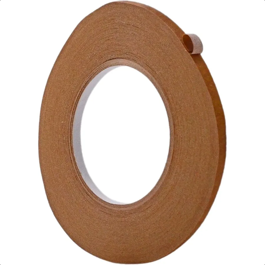 

WOD PFKT7 Крафт-бумага с плоской задней частью, уплотнительная лента для картонных коробок, 1 4 x 60 ярдов. для упаковки, перемещения доставки или хранения, многоразового картона