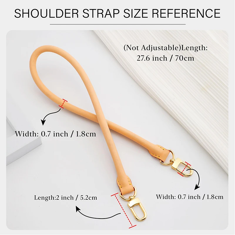 Cowhide Leather Bag Strap For Speedy Handbag Wide Match Precision Stitching Shoulder Strap Modification Bag Accessories