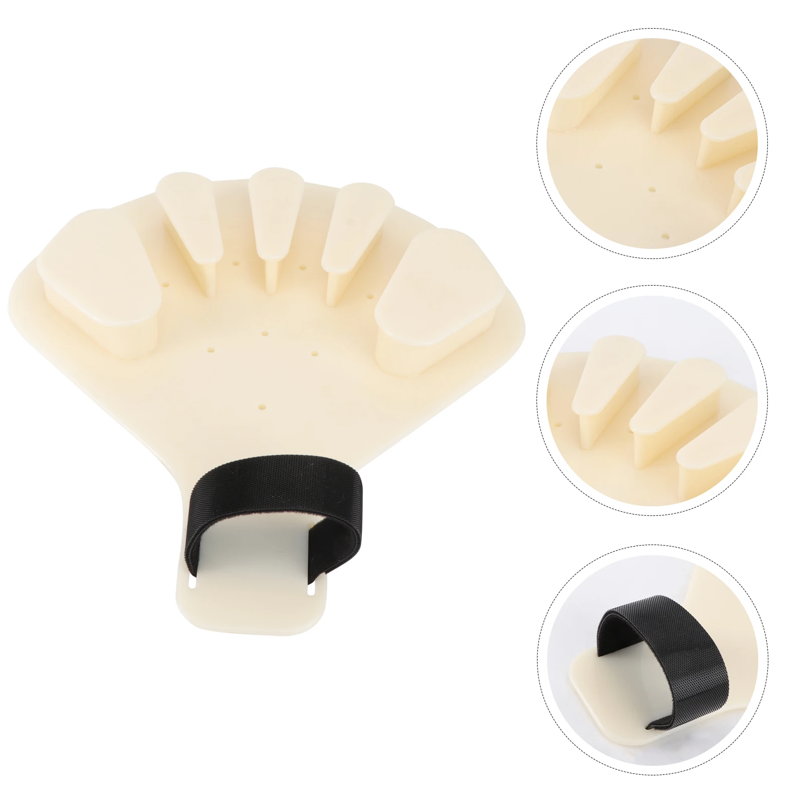 

Разделитель пальцев H-образный бандаж для облегчения боли в запястьях, белый пластиковый тренировочный инструмент, защита грифа