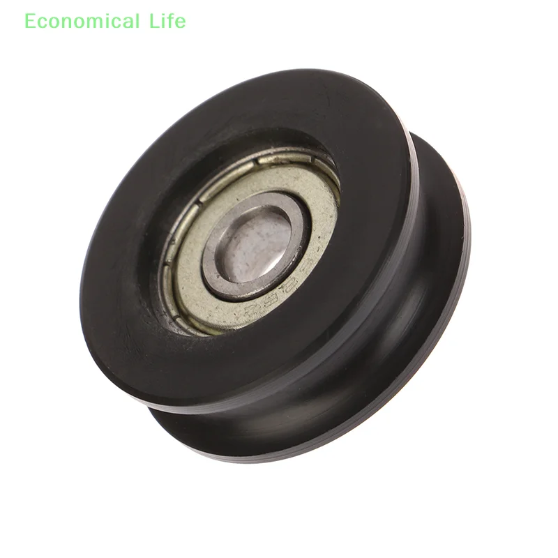 For Slide Door Window U Groove Roller Pulley 626 Bearing Steel Bearing Roller Injection-coated U-shaped Pulley Wheel