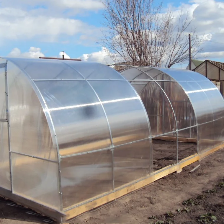 Home Garden Using PC Greenhouse Garden Natural Tunnel Greenhouse Plants