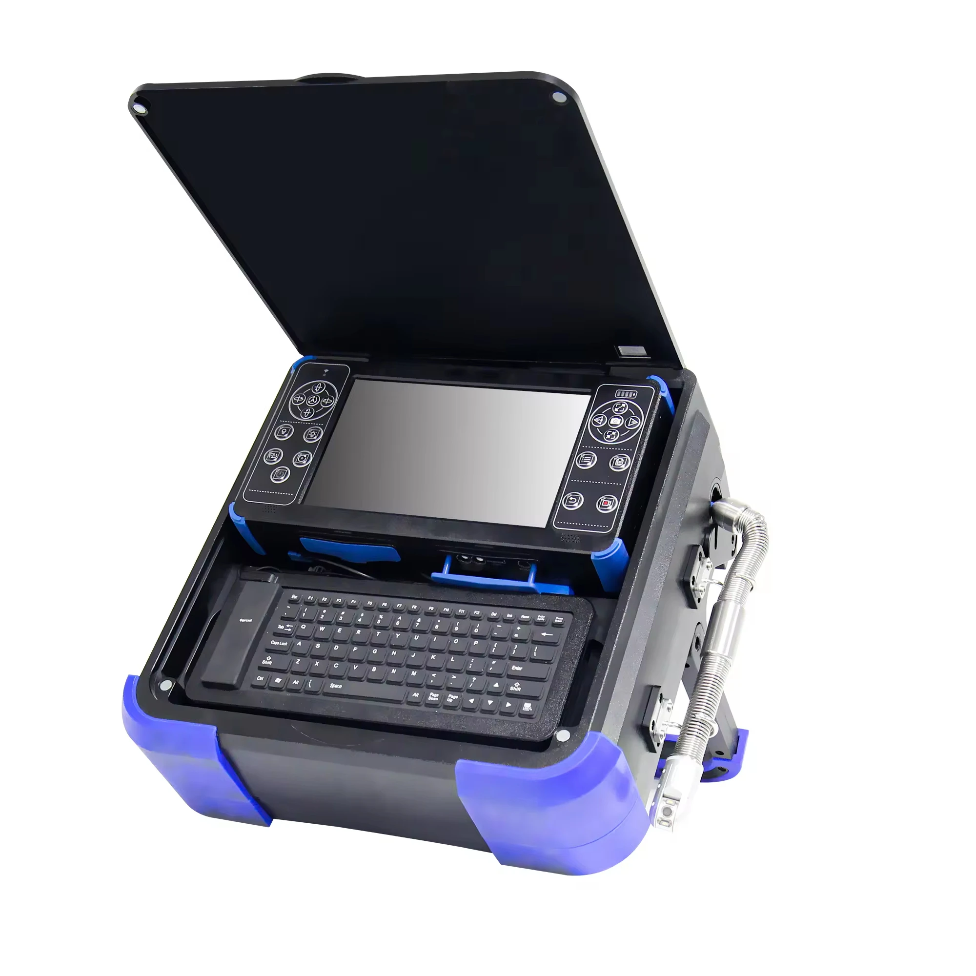 Fabricación OEM 30m 50m 80m 100m 10,1 pulgadas tubería de pozo profundo subacuática 360 pantalla de inspección cámara de plomería