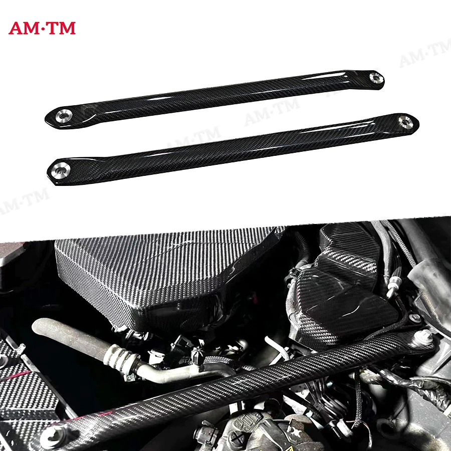 

Dry Carbon Fiber Engine Strut Bar For BMW 4 Series G22 G23 Strut Brace Front Tower Brace Engine Bay Trim Set