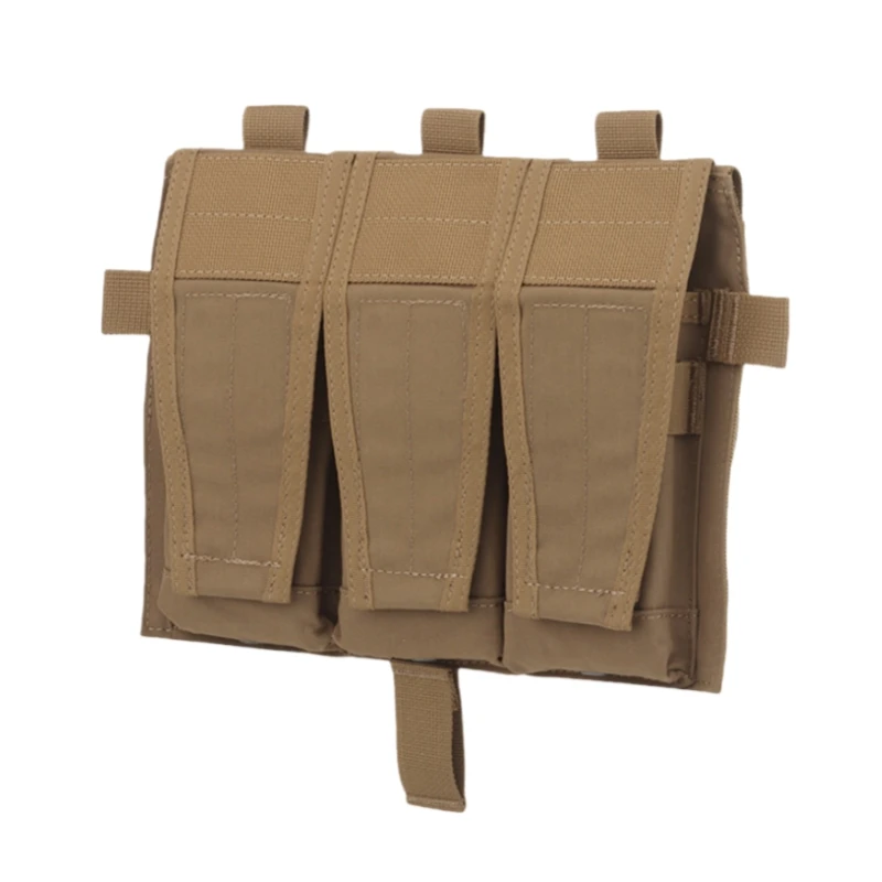 

Multi-Mag Chest Rig Panel - Quick-Flip MOLLE Organizer for Airsoft/Survival Games & Outdoor Accessories (3-Slot Design)