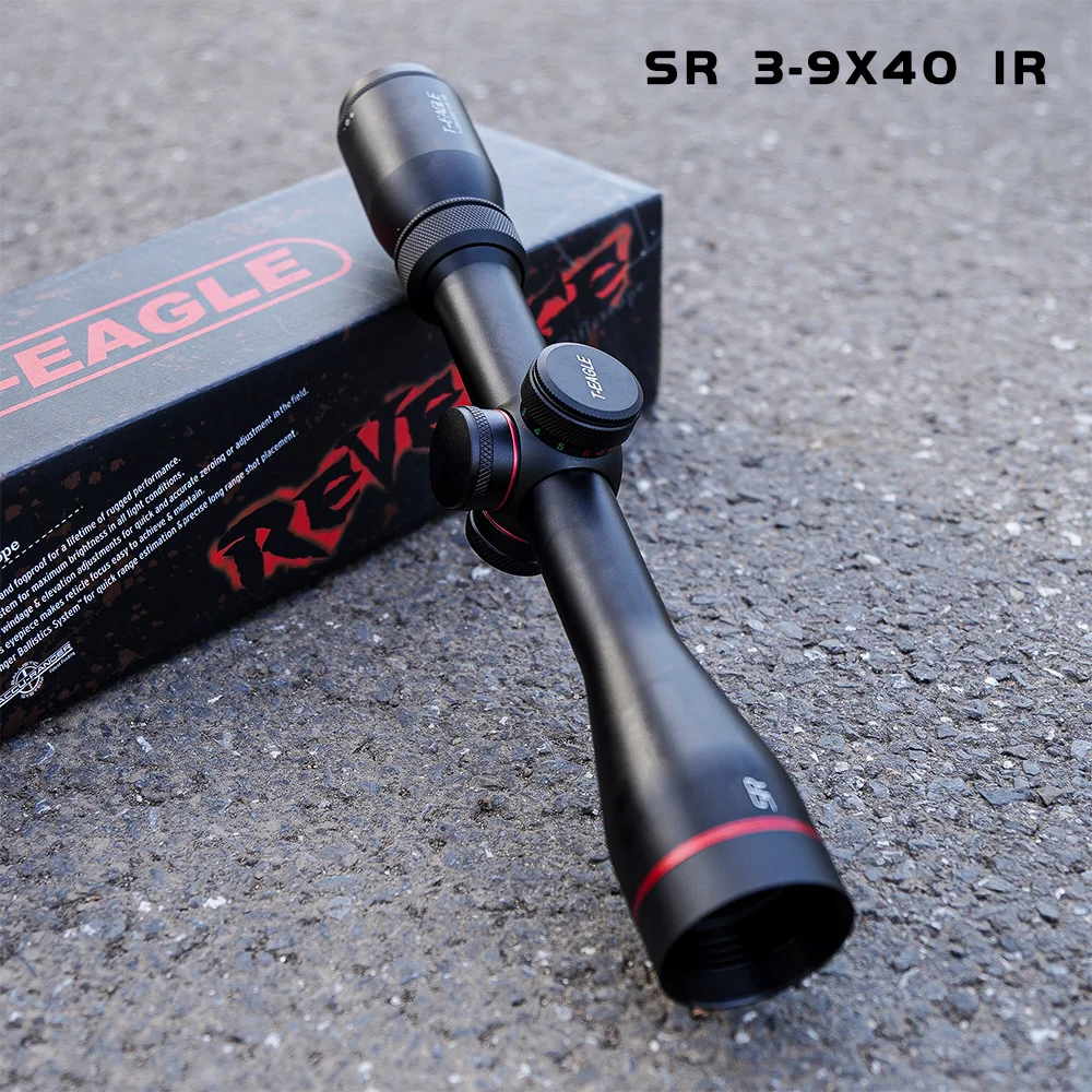 T-EAGLE Óptica SR 3-9X40IR RiflesScope táctico pistola de aire mira telescópica caza colimador óptico PCP Airsoft vista