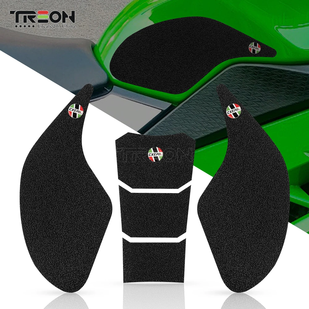For Kawasaki NINJA 300 NINJA300 ninja 300 2013-2022 Motorcycle Sticker black Tank sticker Gas Fuel Oil Tank Pad Protector Decal