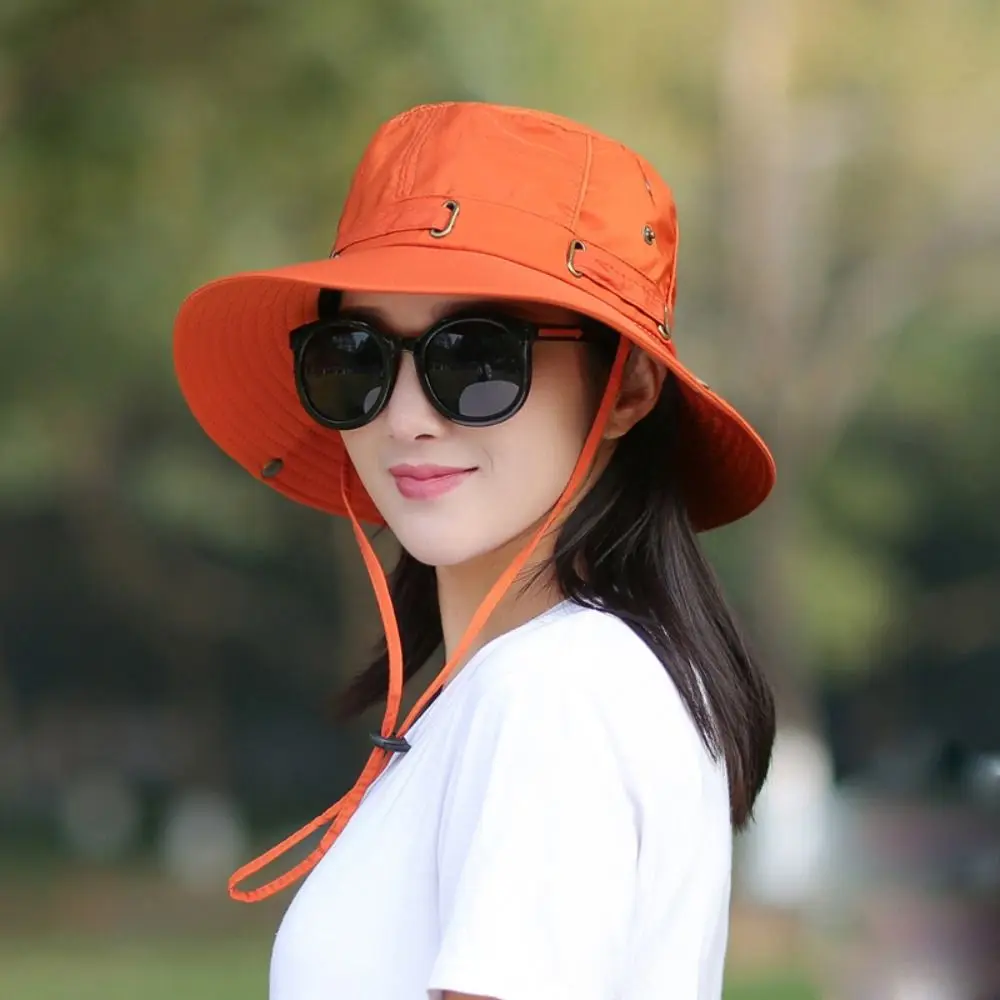 

Летняя солнцезащитная шляпа унисекс с широкими полями, складная водонепроницаемая панама с защитой от ультрафиолета, однотонные панамские кепки