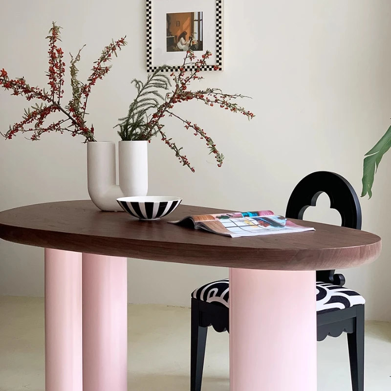 

Living room desk Solid wood household French medieval computer table Worktable Study table