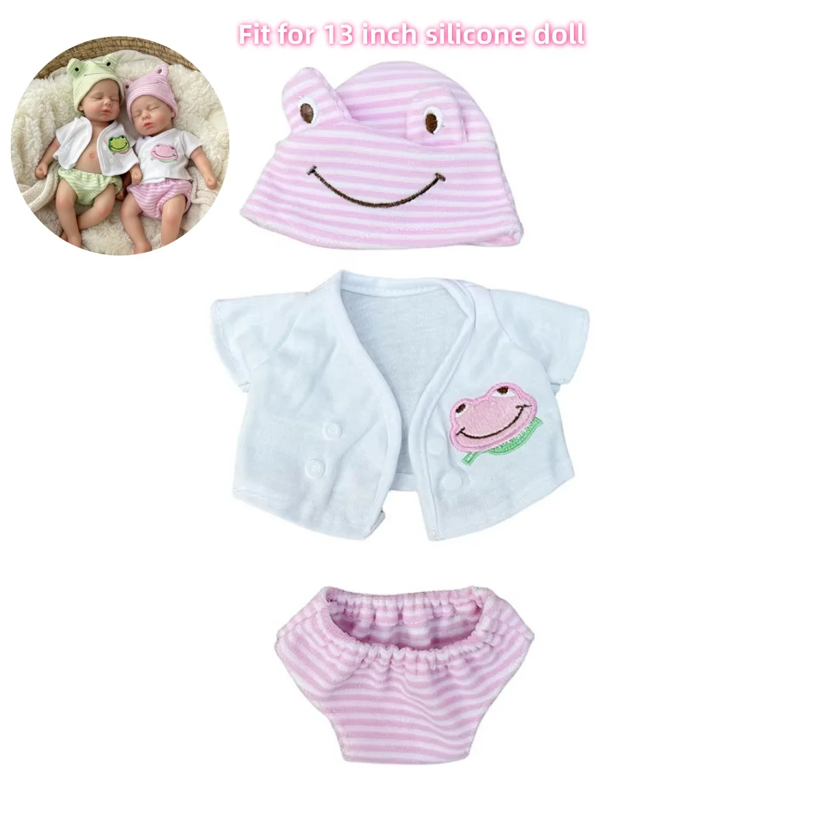 4 セット ファッション人形服アクセサリー 10 インチと 13 インチのシリコン人形用 素敵なスタイルでよくフィットする人形の衣装