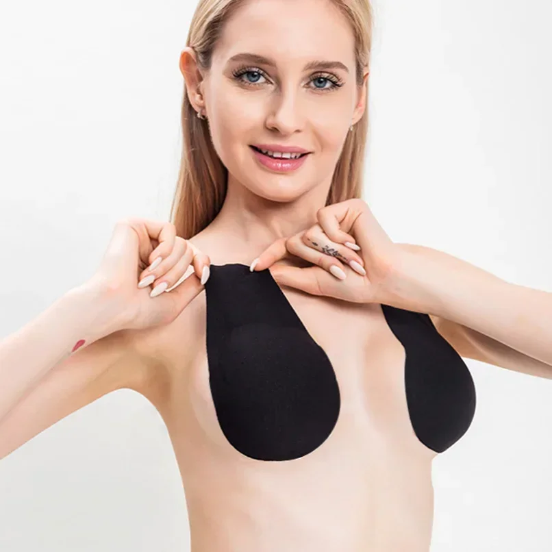 Накладки на соски, силиконовые накладки на грудь, самоклеящиеся лепестки, наклейки на грудь для женщин, невидимый липкий бюстгальтер, лента для пинетки Накладки на соски, силиконовые накладки на грудь, самоклеящиеся лепестки, наклейки на грудь для женщин, невидимый липкий бюстгальтер, лента для пинетки